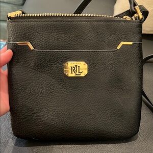 Lauren Ralph Lauren Black Crossbody Bag